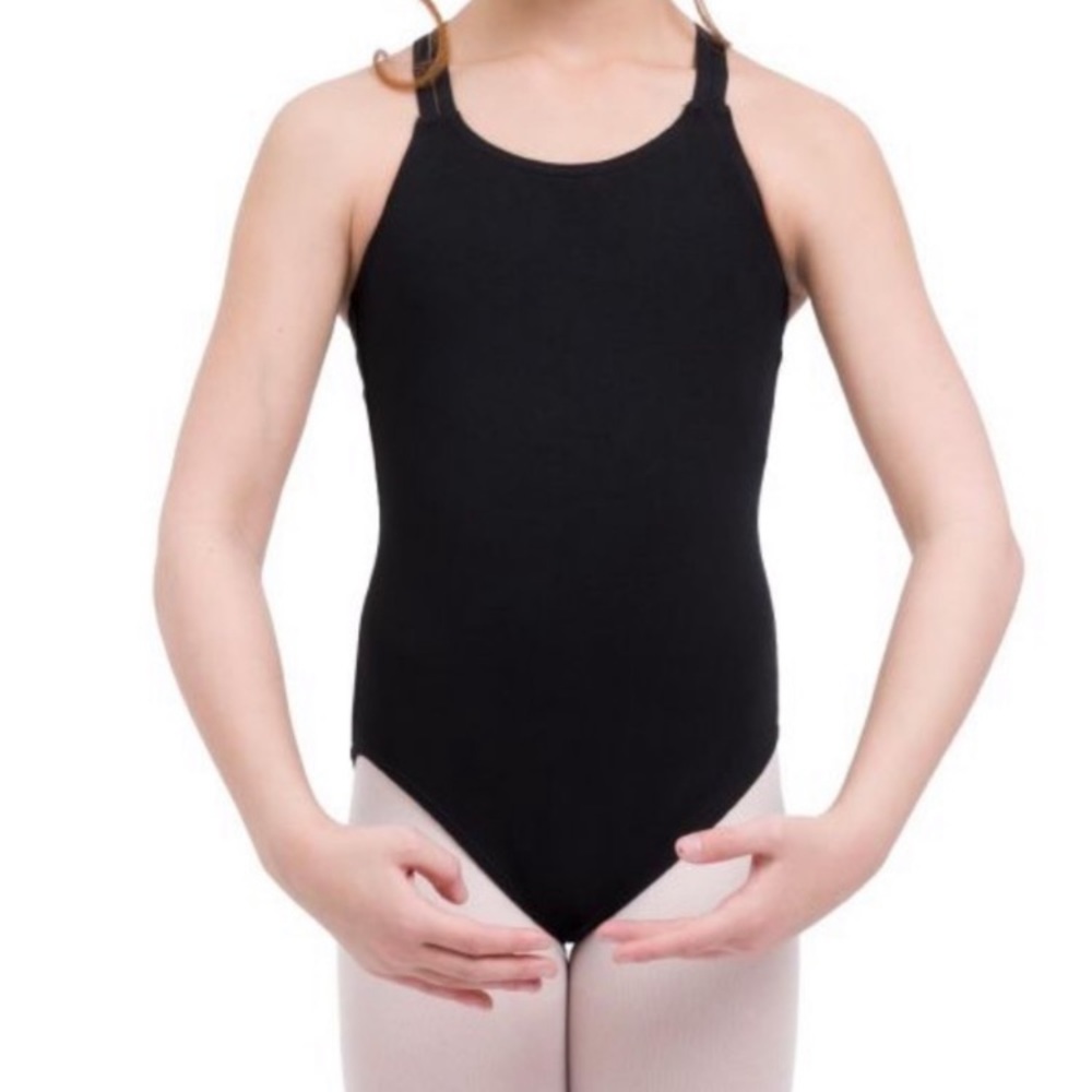 Children’s Cami Leotard with Double Strap Back